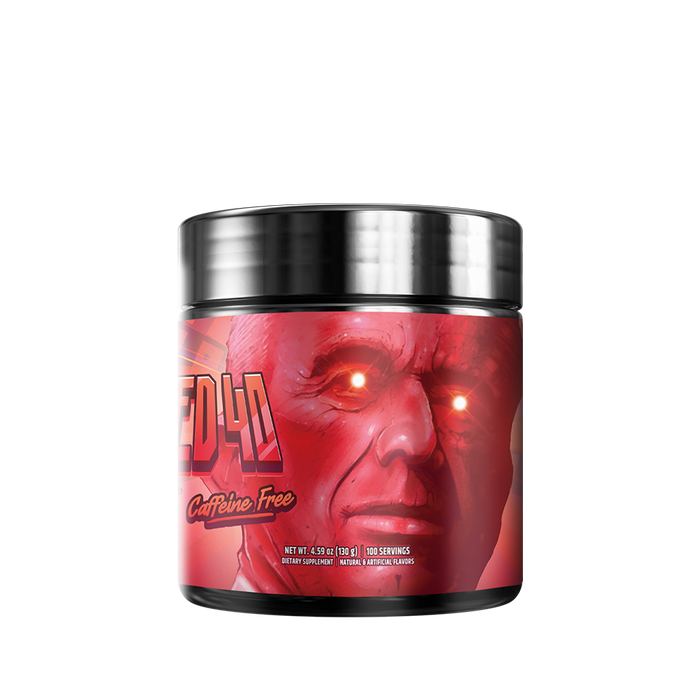 Red 40 Caffeine Free - 100 Servings - Gamer Supps