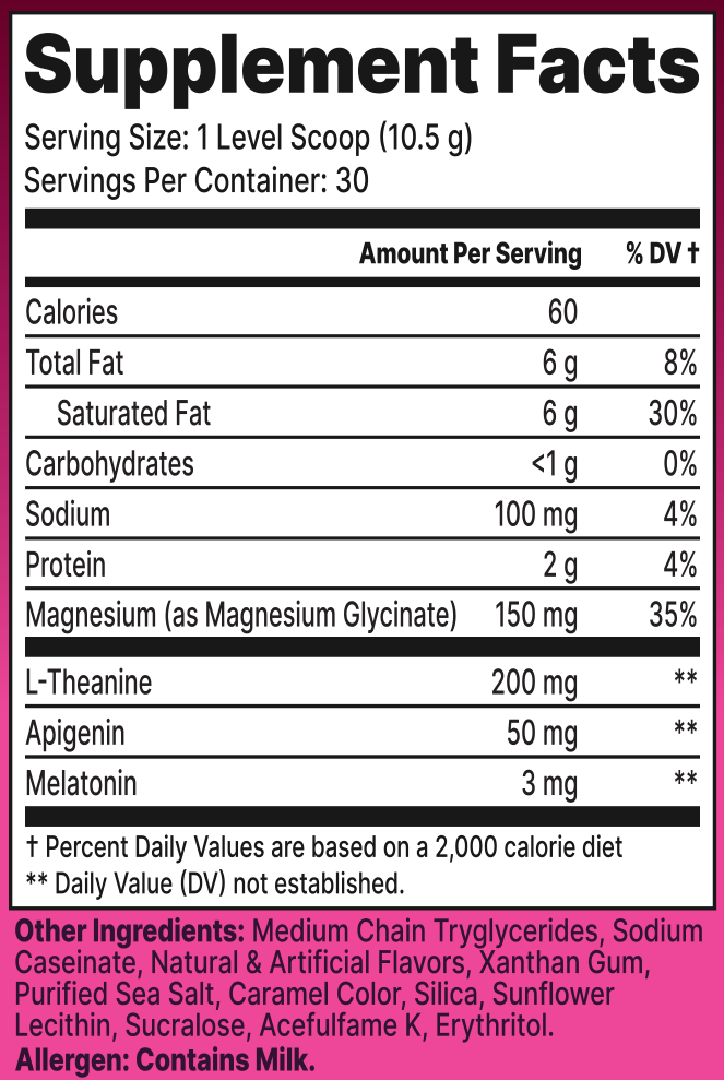 AFK+ (with Melatonin): Room Service - 30 Servings View Supplement Facts