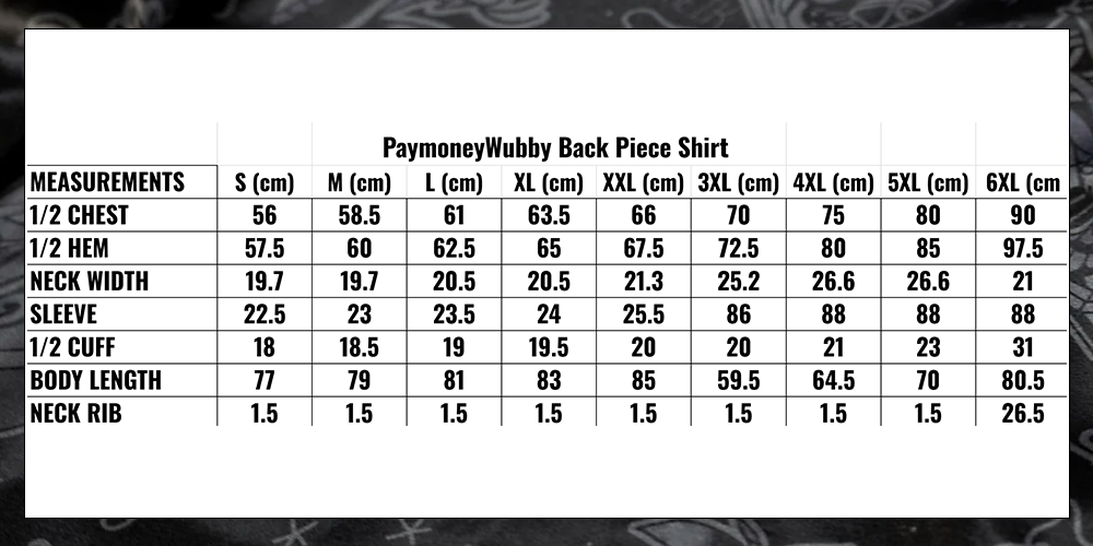 PaymoneyWubby Back Piece Shirt - Gamer Supps