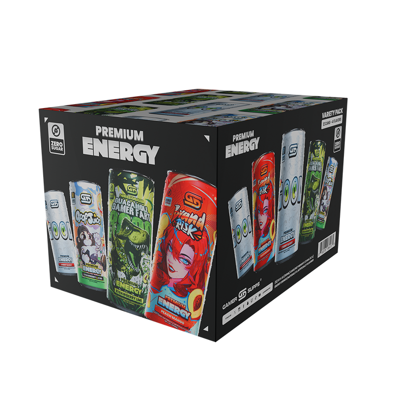 GG® Sugar Free Premium Energy - Variety Pack (12 Cans)