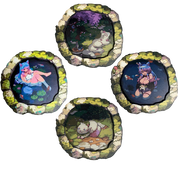 PIXEL CUPS x Silvervale Coaster Set