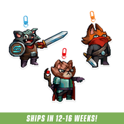 PIXEL CUPS x Emongg: Acrylic Keychain Set