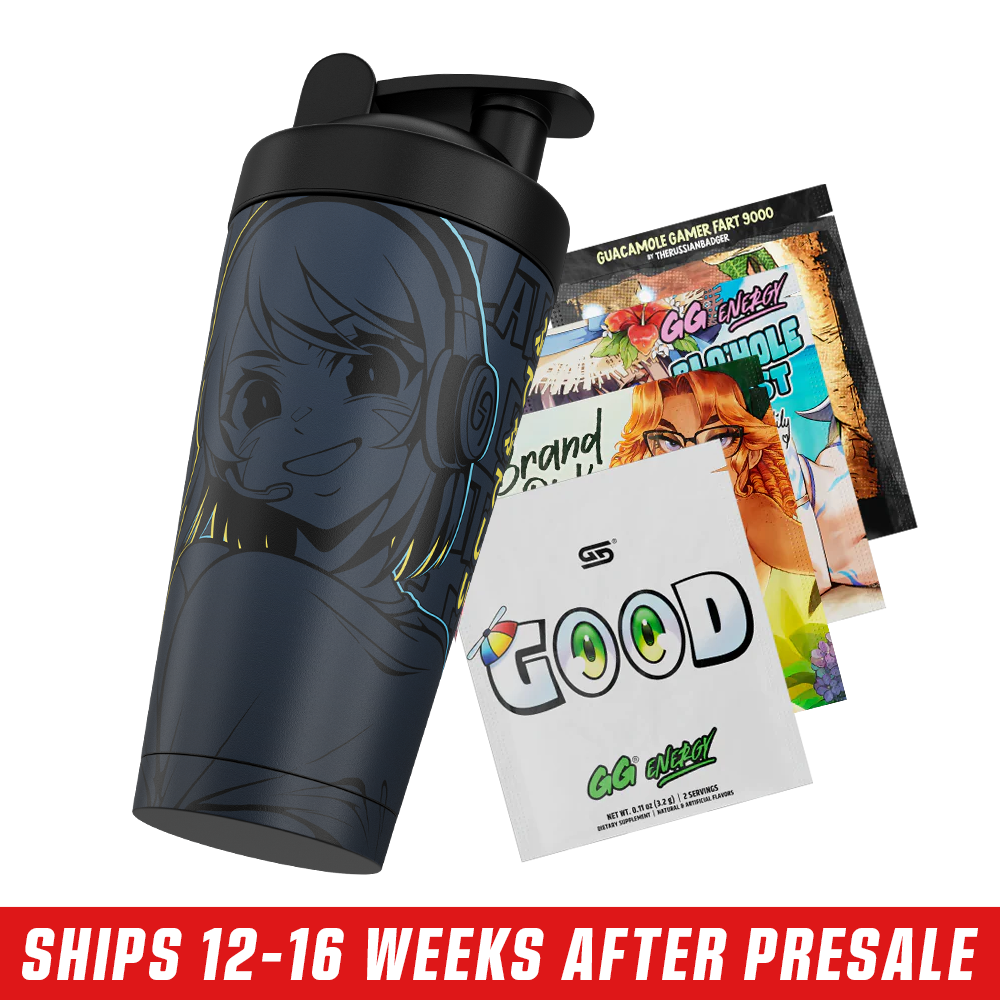 Waifu Cups x Flats: Metal Shaker - Gamer Supps
