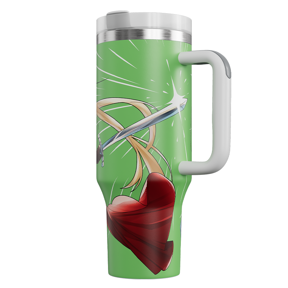 Metal Waifu Tumbler: Knight - Gamer Supps