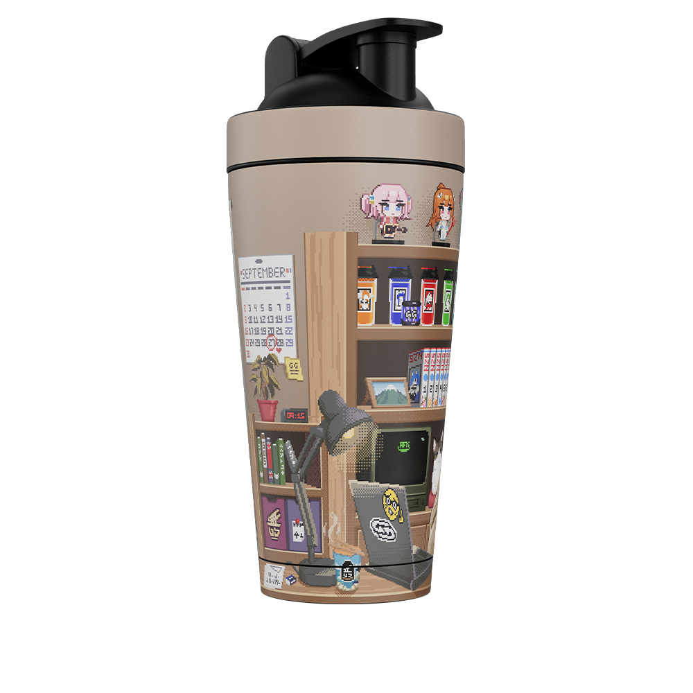 PIXEL CUPS: Lo-Fi Kohai Metal Shaker - Gamer Supps