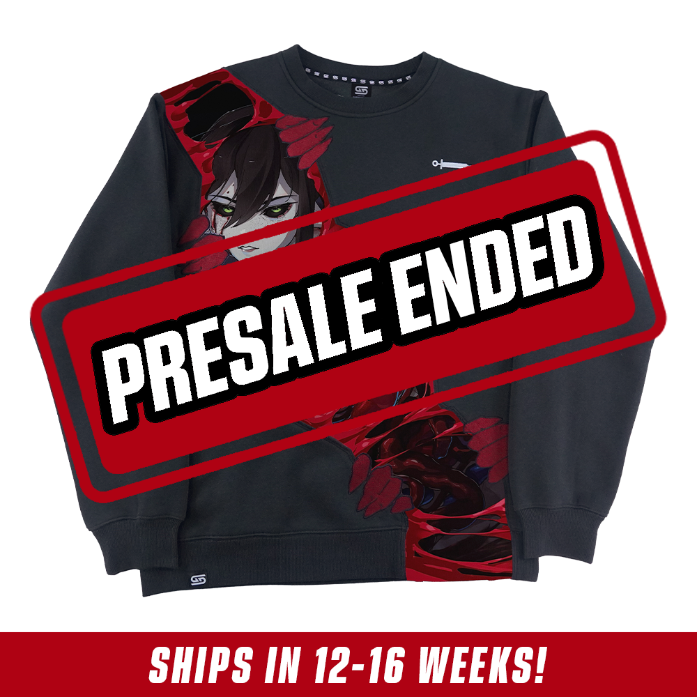 Layna Lazar: Crimson Bloom Crewneck - Gamer Supps