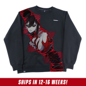 Layna Lazar: Crimson Bloom Crewneck - Gamer Supps