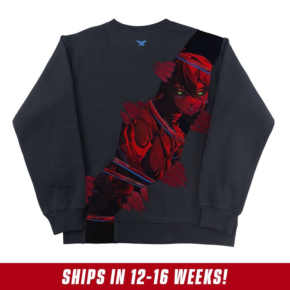 Layna Lazar: Crimson Bloom Crewneck - Gamer Supps