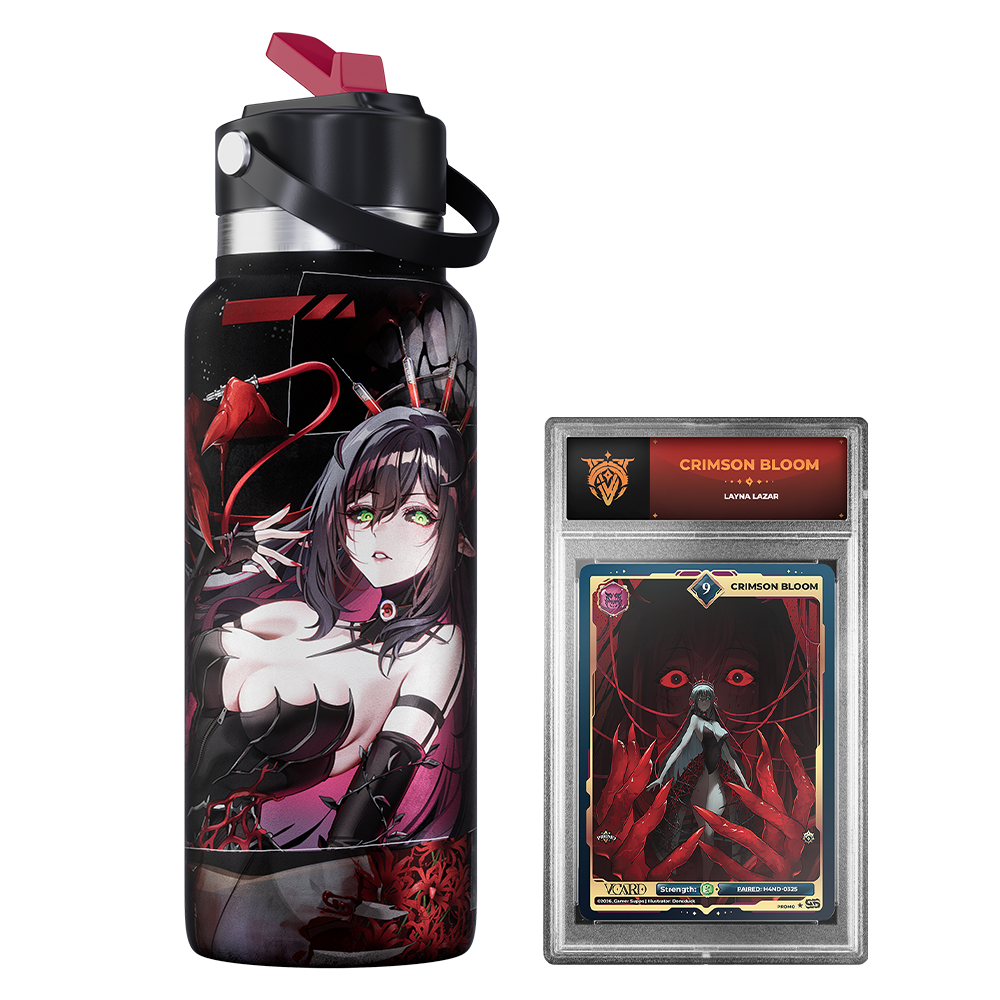 Waifu Cups x Layna Lazar: Blood Queen Metal Tumbler - Gamer Supps