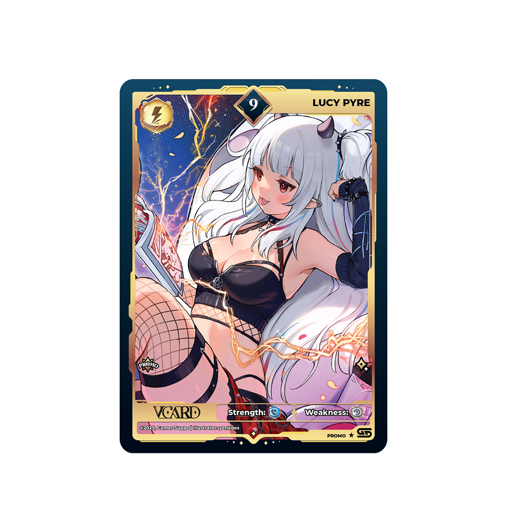 Creator Cups x Lucy Pyre: VCard Promo Card (Info) - Gamer Supps