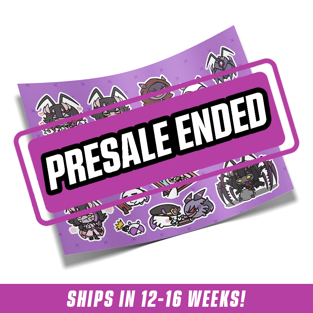 Matara Kan: Evil Mata Sticker Sheet (Info) - Gamer Supps