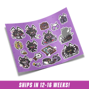 Matara Kan: Evil Mata Sticker Sheet (Info) - Gamer Supps