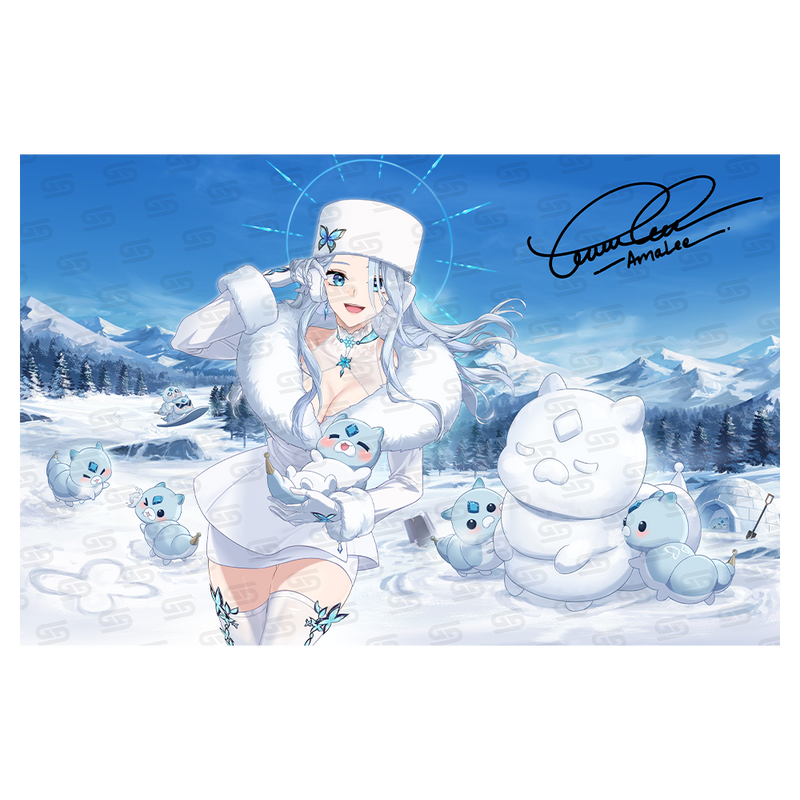 AmaLee & Scufflings: Snow Bunny Mind Control - Signed Poster - Gamer Supps