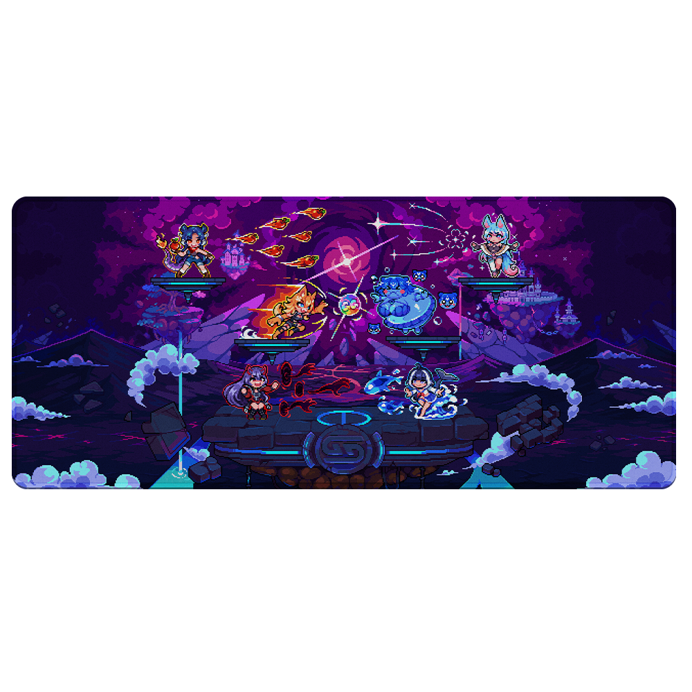 PIXEL CUPS: Smash Me Bro Mousepad - Gamer Supps