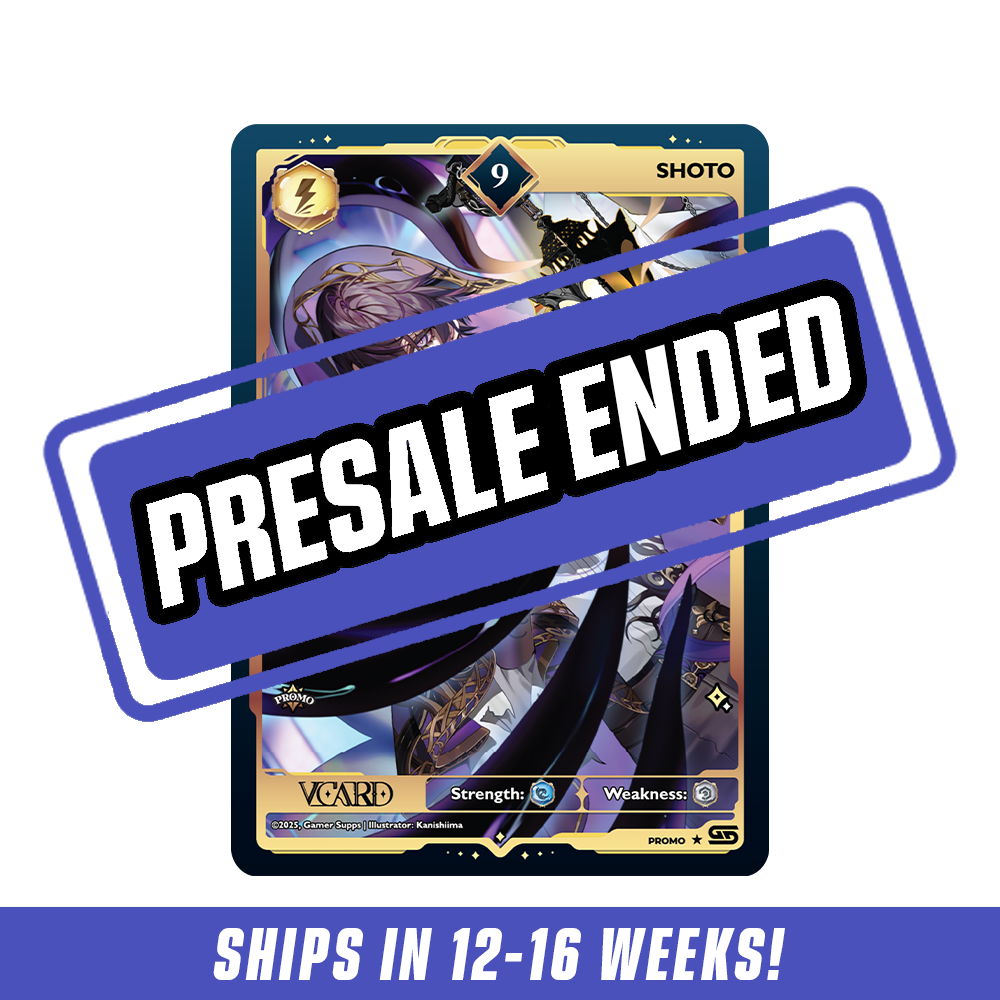 Creator Cups x Shoto: VCard Promo Card (Info) - Gamer Supps