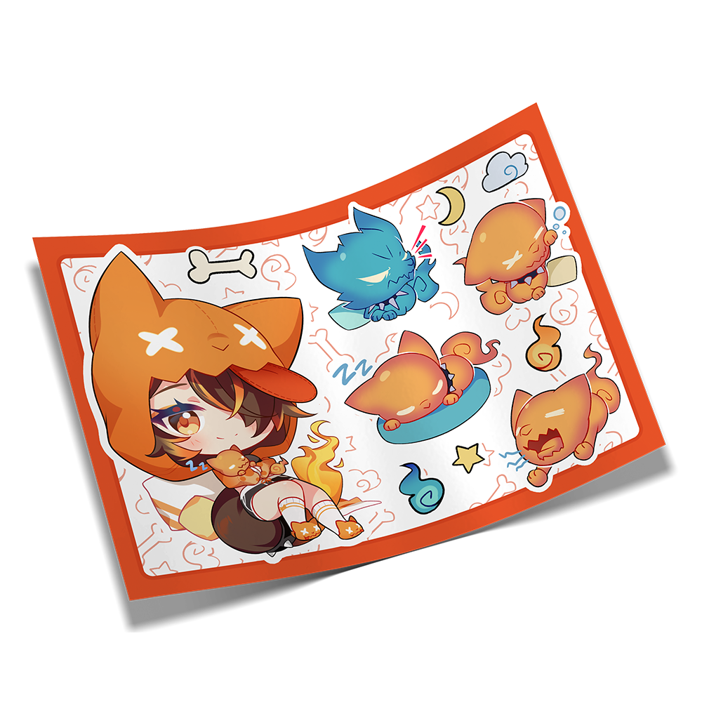 Sinder Sticker Sheet - Gamer Supps