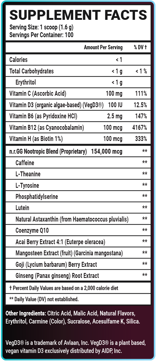 Toxic Lover - 100 Servings View Supplement Facts