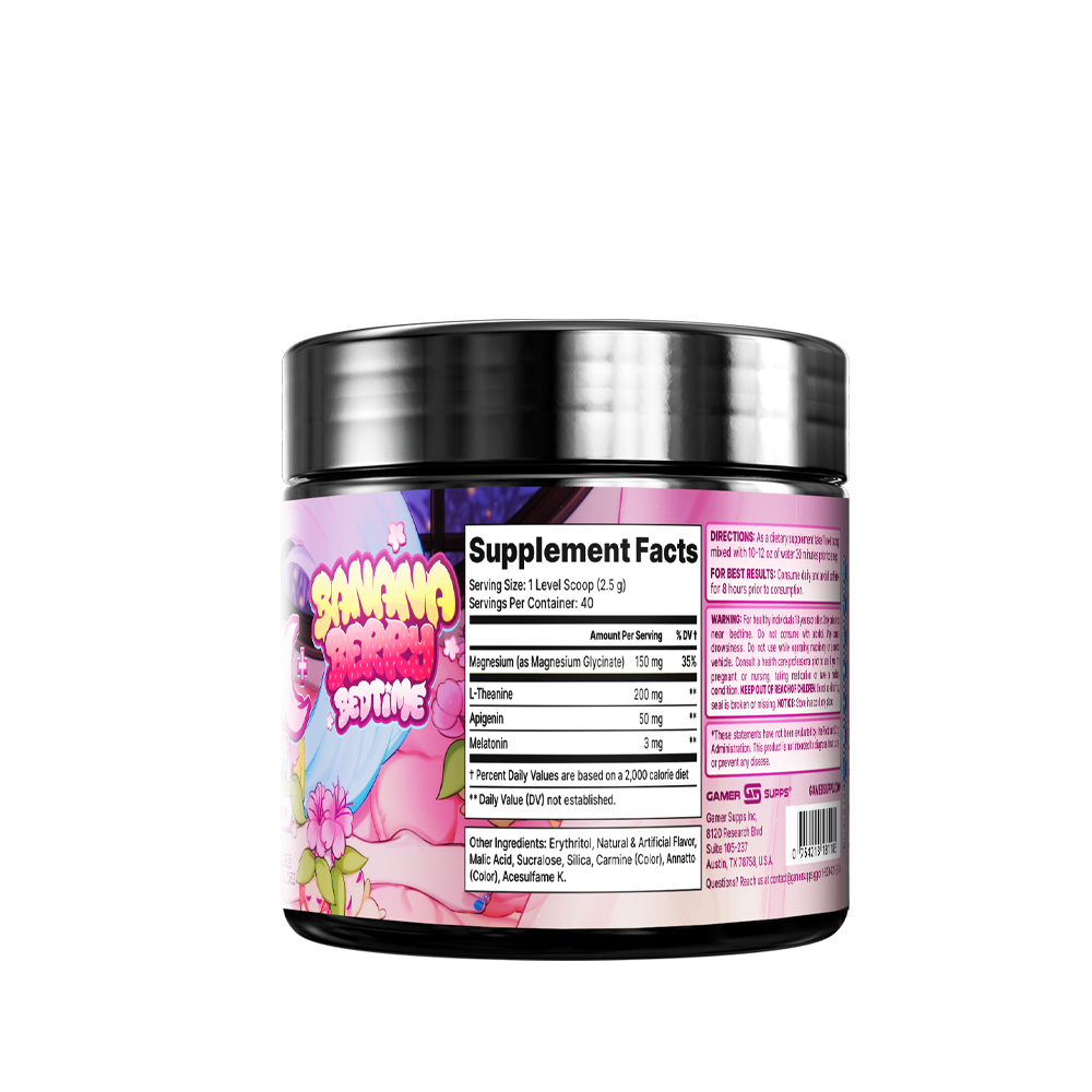 AFK+ (with Melatonin): Bananaberry Bedtime by Silvervale - 40 Servings - Gamer Supps