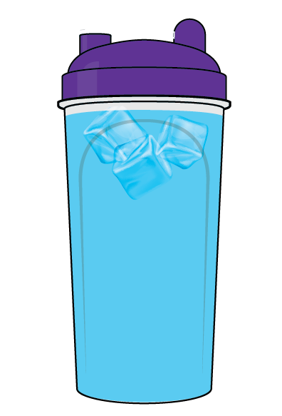 3 Löffel auf 24 oz (700 ml)