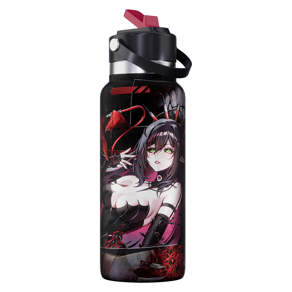 Waifu Cups x Layna Lazar: Blood Queen Metal Tumbler - Gamer Supps