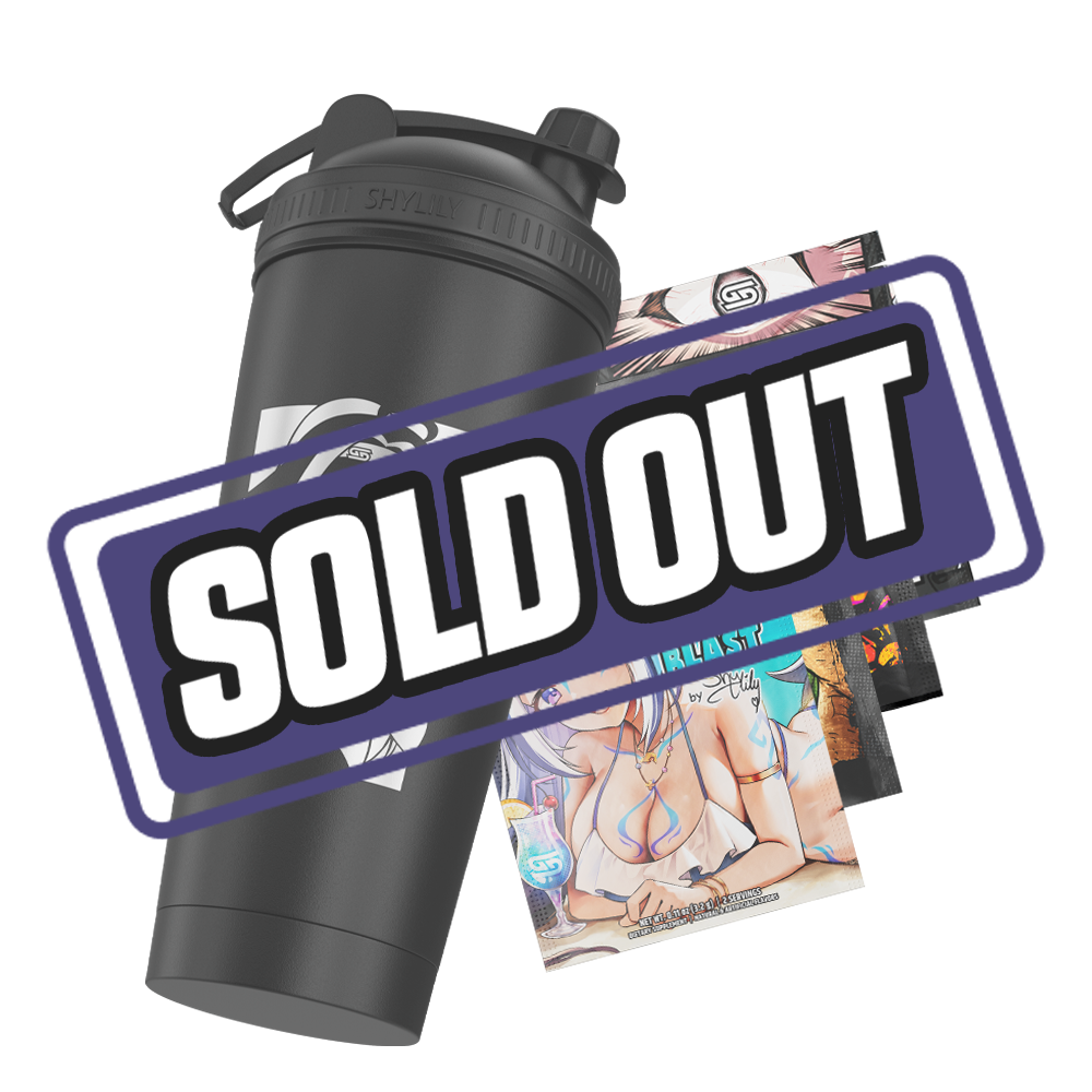 Matte black metal shaker cup with "Waifu Cups" logo and cat ear-shaped accents on the lid.