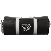 back of oki waifu gym bag showing waifu cups logo and white straps