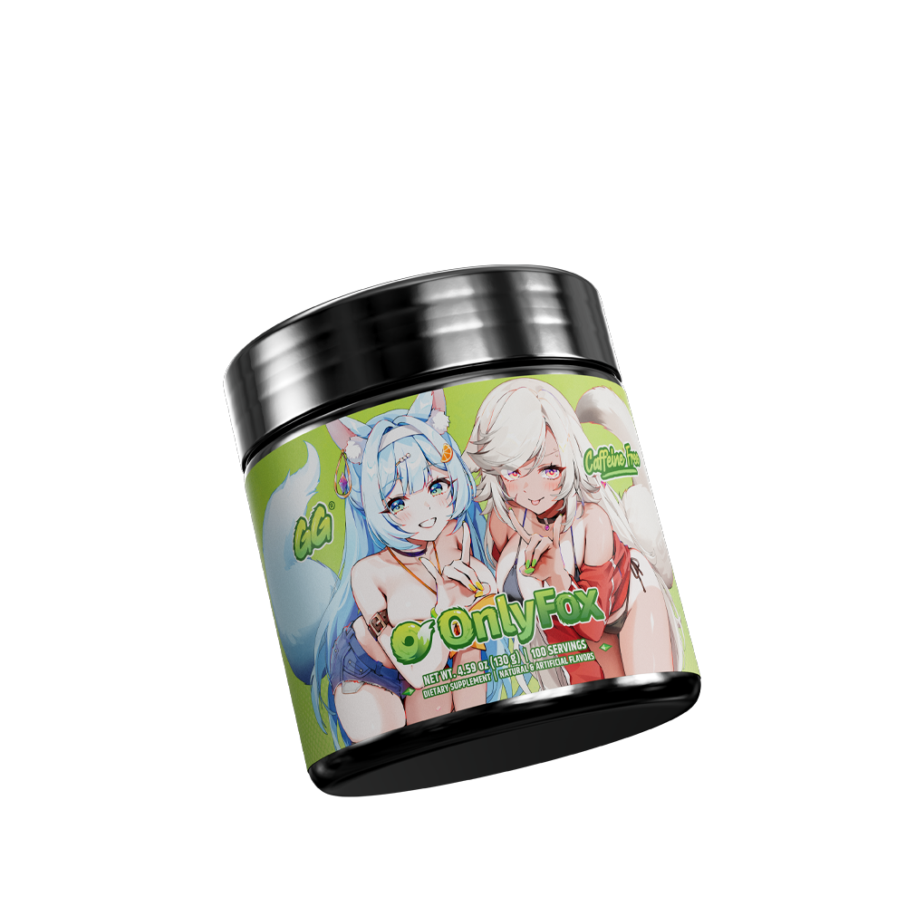 OnlyFox GG by FoxyReine Caffeine Free - 100 Servings - Gamer Supps
