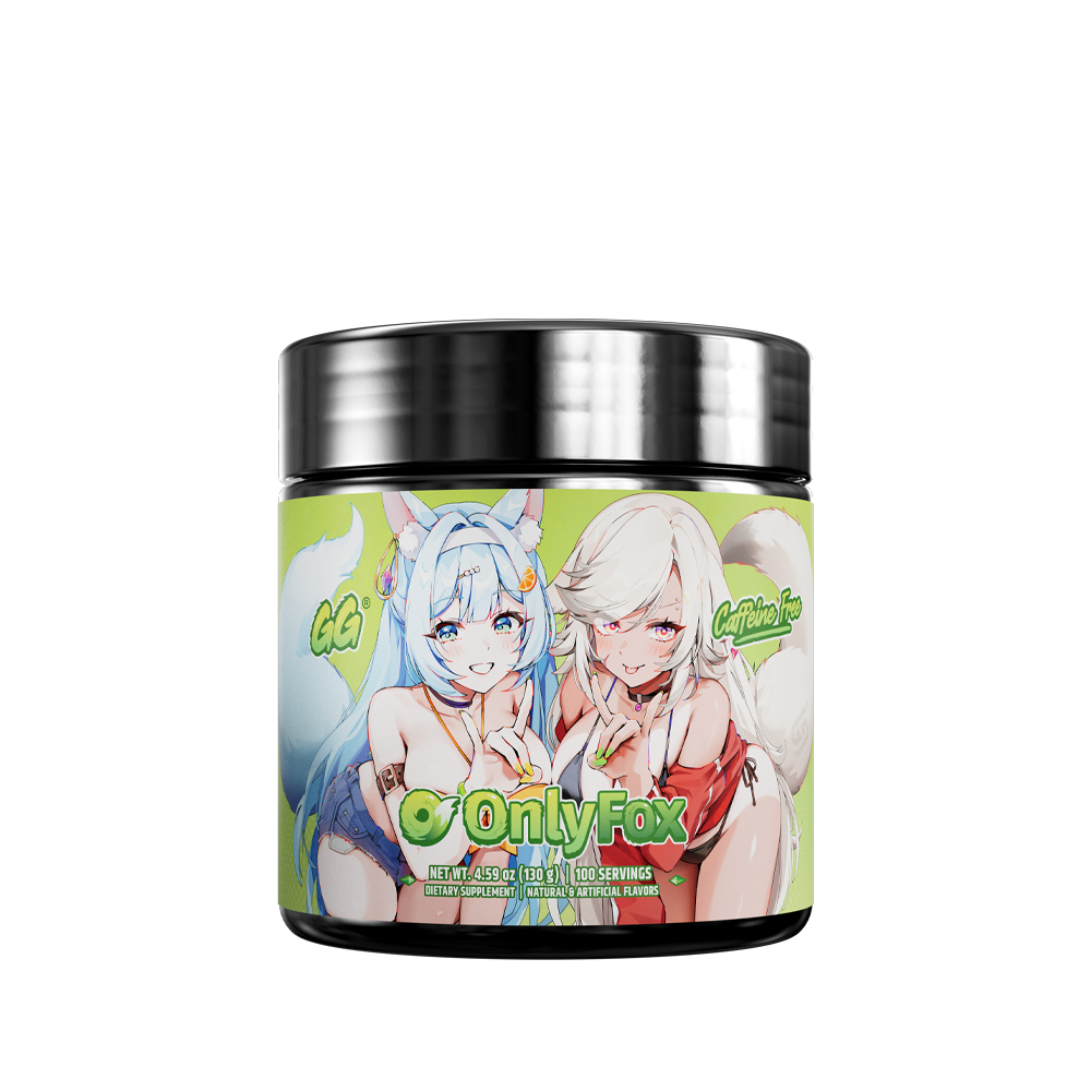 OnlyFox GG by FoxyReine Caffeine Free - 100 Servings - Gamer Supps