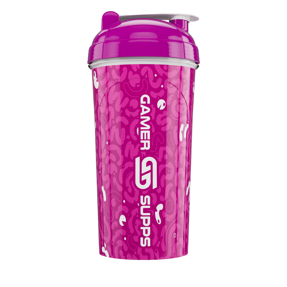 24oz All Over Print Shaker - Purple Amoeba - Gamer Supps