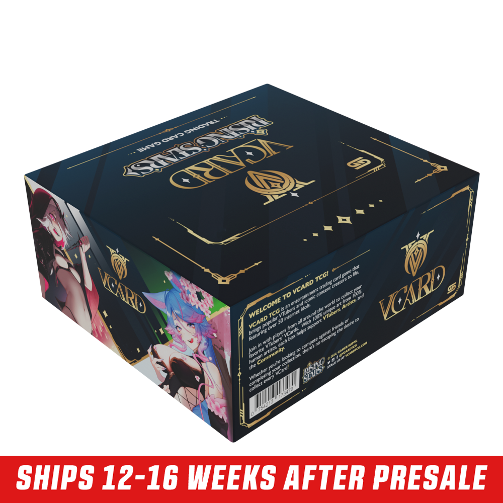 VCard Booster Box Master Case - Rising Stars (12 Booster Boxes) (Unlimited) - Gamer Supps