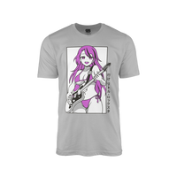 Waifu Shirt S4.12: Rockstar - S / Grau